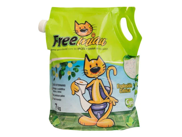 - Dog disposable foam shower gelFreemiau Arena Cítrica Para Gatos x 7 Kg