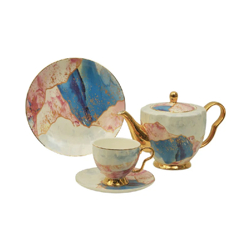 ---TEA SET 24PC ROYAL BISTRO 24-9330S