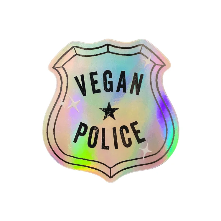- Car dog seat beltVegan Supply 'Vegan Police' Badge Sticker