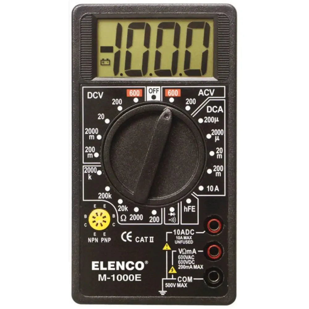 - Pet water dispenser UV sterilization versionElenco M-1000E Compact Digital Multimeter