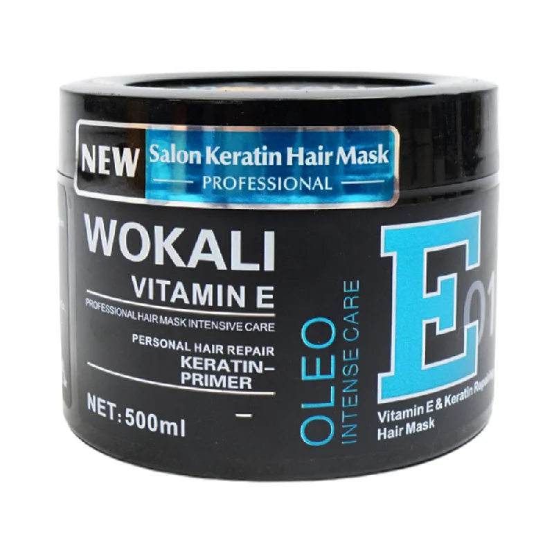 ---WOKALI HAIR MASK VITAMIN E OLOE INTENSE CASE WKL314 IR 500ML