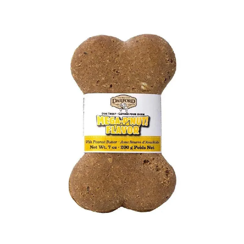 ---Darford® Mega-P’Nut! Flavor Bone Dog Treats 7 Oz
