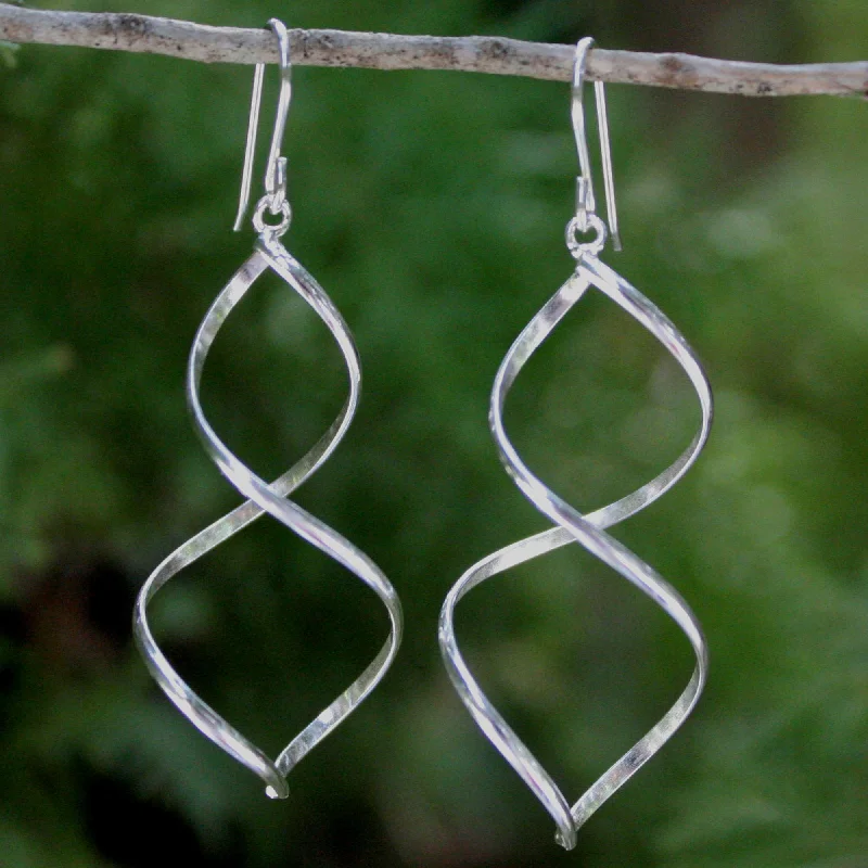 - Teething and chewing toys for puppiesHelix Modern Sterling Silver Dangle Earrings