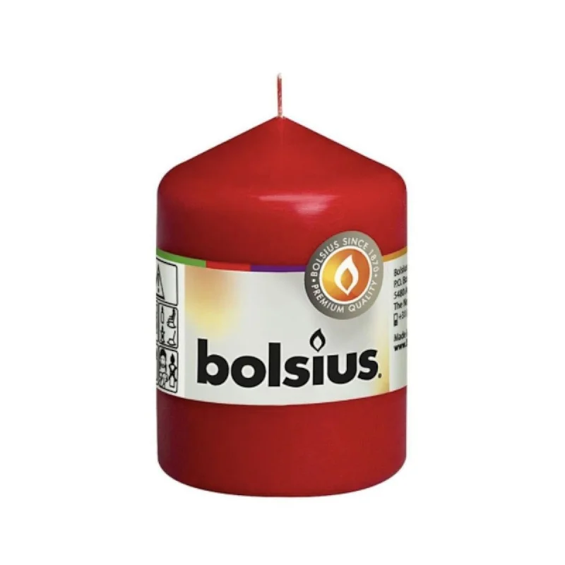 - ​​Christmas pet Christmas clothingBolsius Classic Pillar Candle Red 8x6cm