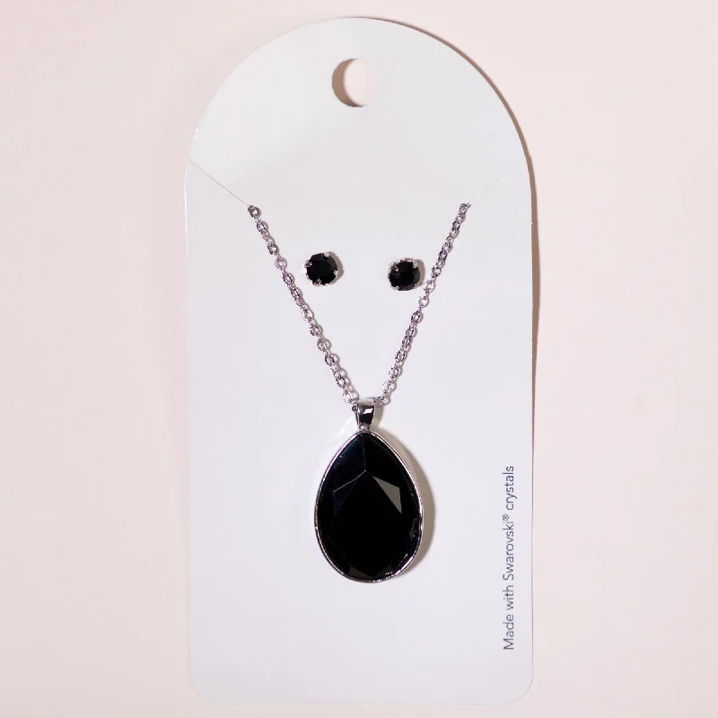 - Dog disposable foam shower gelSwarovski Tear Drop Necklace & Post Earrings