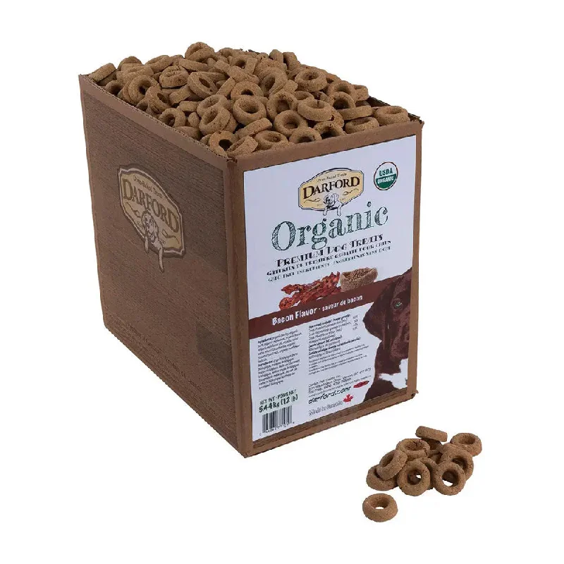 - Air box TSA certified check-inDarford Organic Premium Bacon Flavor Dog Treat 12 Lbs