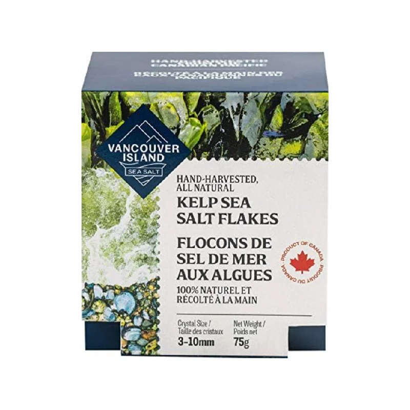 - Rabbit grass rack to prevent waste food boxVancouver Island Sea Salt Kelp Sea Salt - 75g - Rabbit grass rack to prevent waste food boxVancouver Island Sea Salt Kelp Sea Salt - 75g