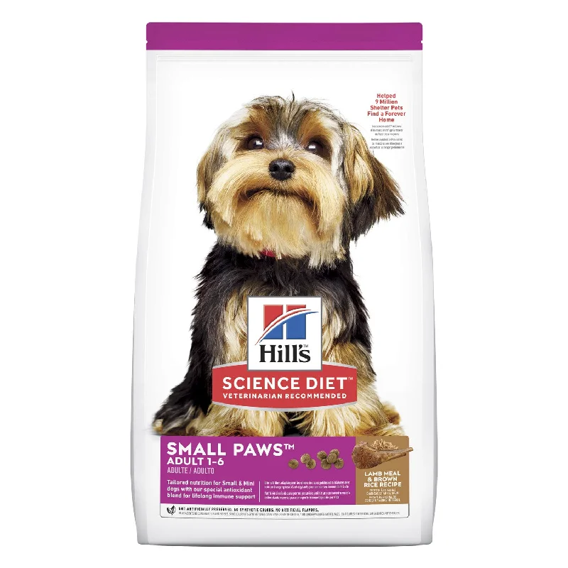 - Dog food helps the digestive systemHill's Science Diet Small Paws Lamb & Rice Adult Dry Dog Food 2.04kg - Dog food helps the digestive systemHill's Science Diet Small Paws Lamb & Rice Adult Dry Dog Food 2.04kg