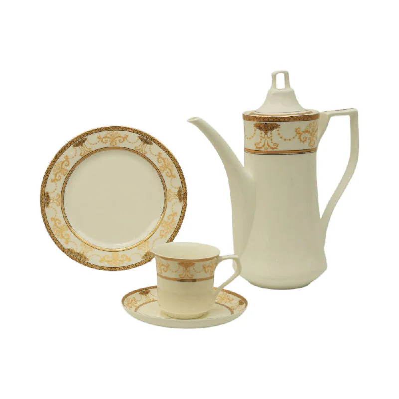 ---TEA SET 24 PC BONE CHINA HH-5 FT