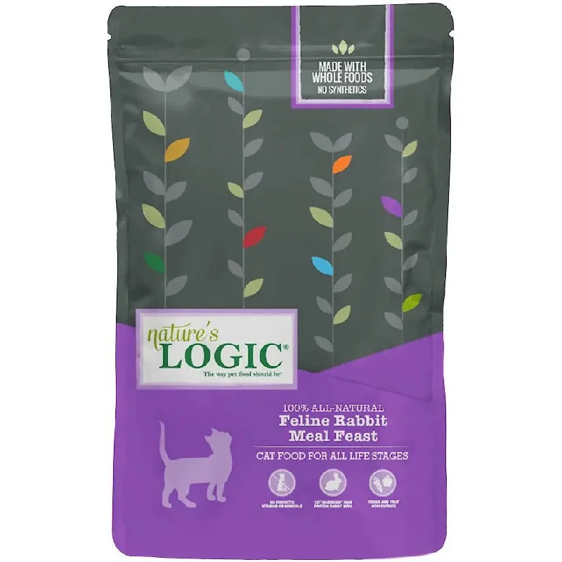  -Anti-scratch scratching board AND cat bed in oneNature's Logic Feline Rabbit Meal Feast All Life Stages Dry Cat Food