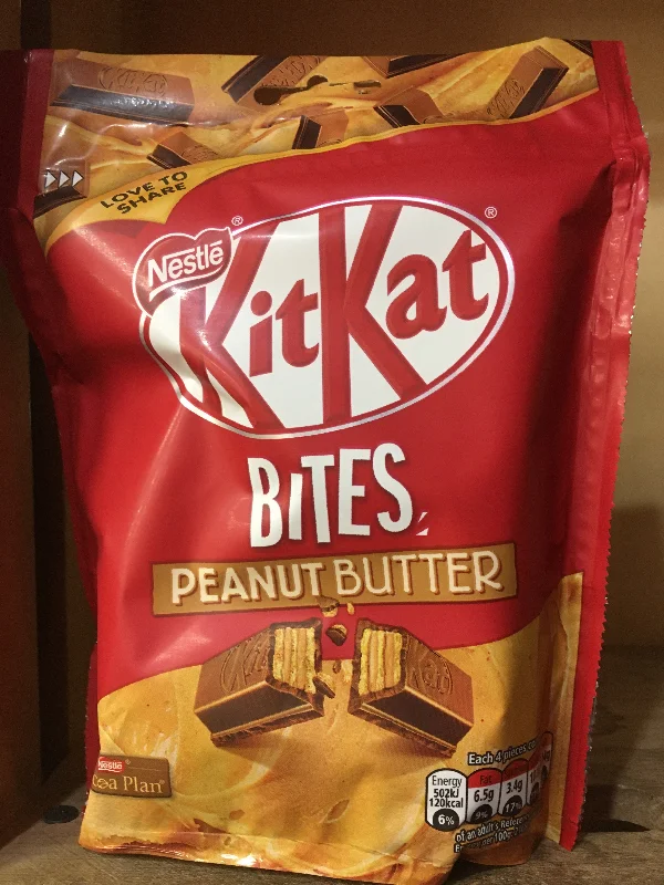 - Natural latex pet mattress4x KitKat Bites Peanut Butter Sharing Bags (4x104g)