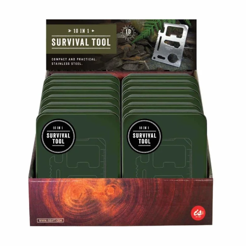  -Anti-scratch scratching board AND cat bed in oneIS Gift 10 in 1 Survival Tool Tin