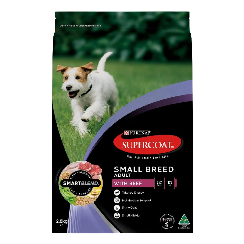 - Dog food online shopping recommendationSupercoat Small Breed Beef Adult Dry Dog Food 2.8kg