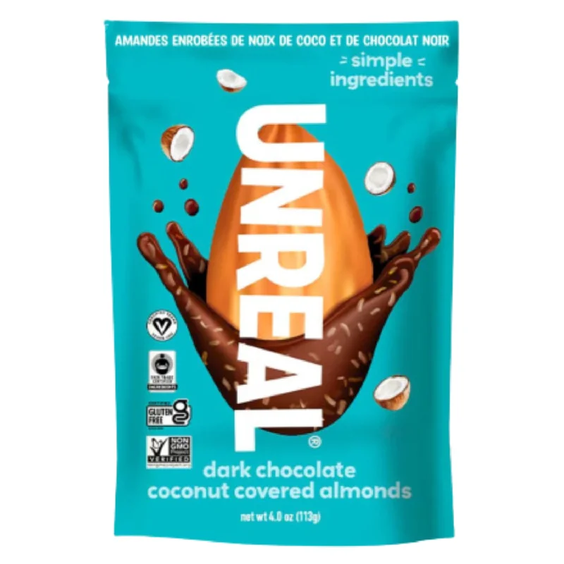 - Deodorizing cat litter tofu litterUnreal Dark Chocolate Coconut Covered Almonds - 113g