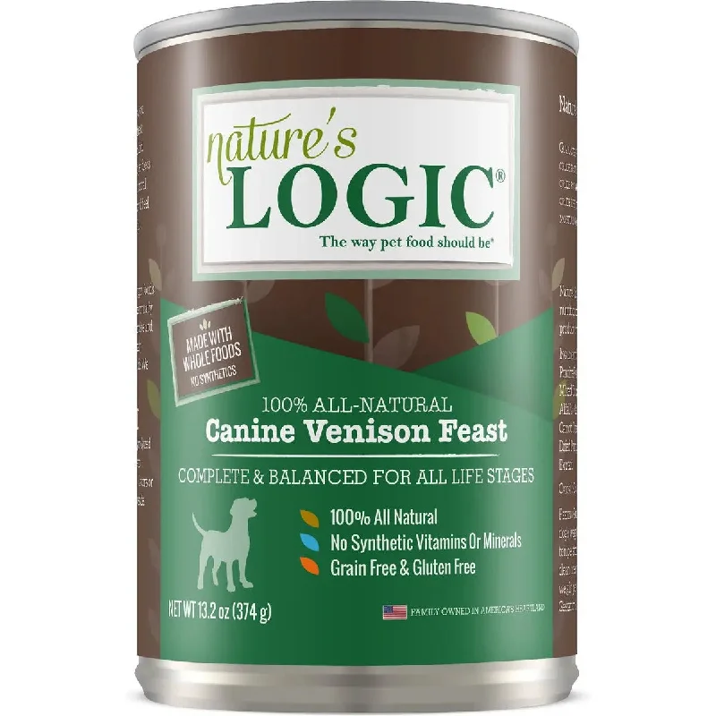 ---Nature's Logic Canine Venison Feast Grain-Free Canned Dog Food