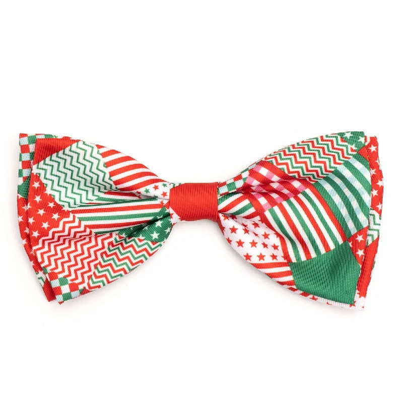 Pet cartoon pattern clothesAmericana Holiday Dog Bow Tie