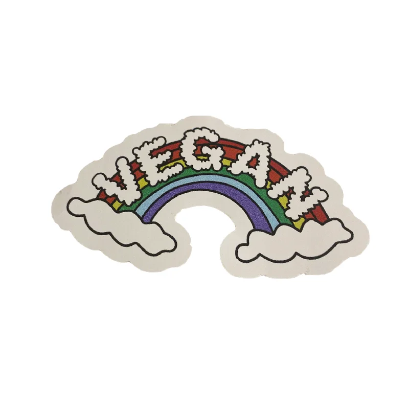 - Car dog seat beltVegan Supply 'Vegan' Rainbow Clouds Sticker