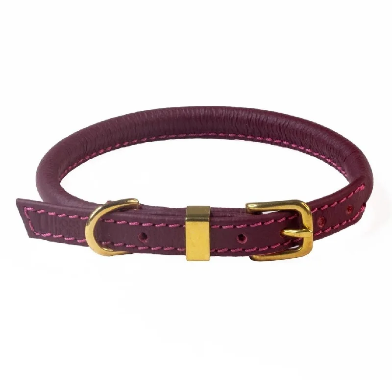- Degradable pet feces bagDogs & Horses Rolled Leather Dog Collar Merlot