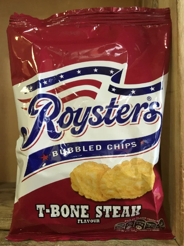 Pet Products28x Roysters T-Bone Steak Crisps Box (28x21g)
