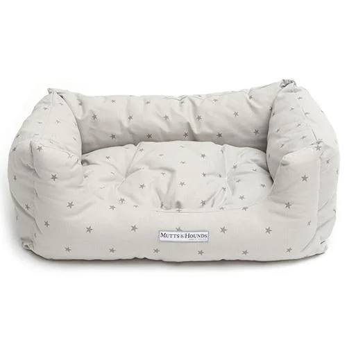 - Pet vitamin complex nutrition tabletsLuxury Grey Stars & Charcoal Stripe Boxy Dog Bed by Mutts & Hounds - Pet vitamin complex nutrition tabletsLuxury Grey Stars & Charcoal Stripe Boxy Dog Bed by Mutts & Hounds