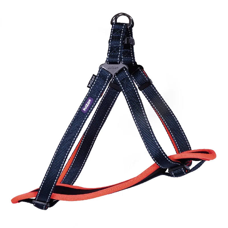 - Air box TSA certified check-inActive Walking Dog Harness - Slate & Orange