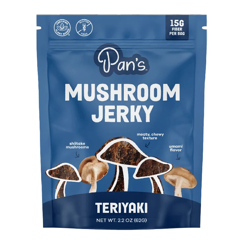 - Teething and chewing toys for puppiesPan's Teriyaki Mushroom Jerky - 62g