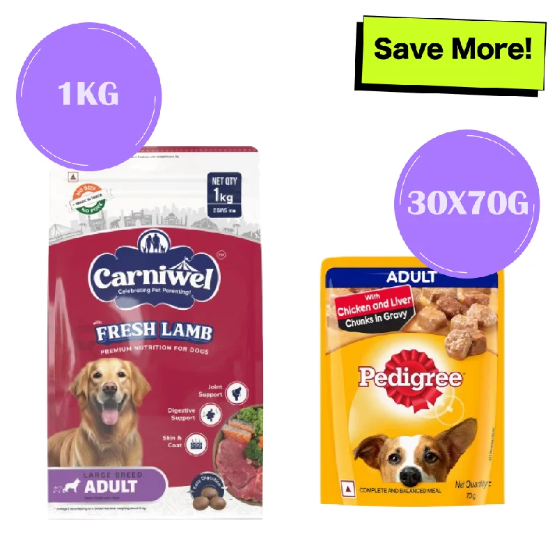 - Pet electric nail grinder silent modelCarniwel Fresh Lamb Large Breed Dry Food and Pedigree Chicken and Liver Chunks in Gravy Adult Dog Wet Food Combo