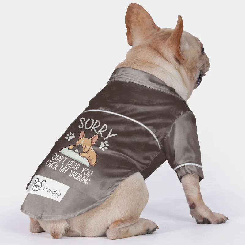 Pet ProductsSorry, can’t hear you over my snoring - Pajamas for French bulldog