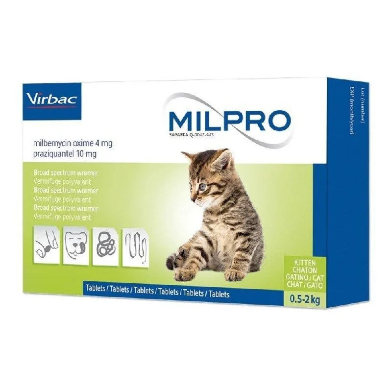 - Pet water dispenser UV sterilization versionMilpro Kitten 0.5 A 2 Kg Caja x4 Tab