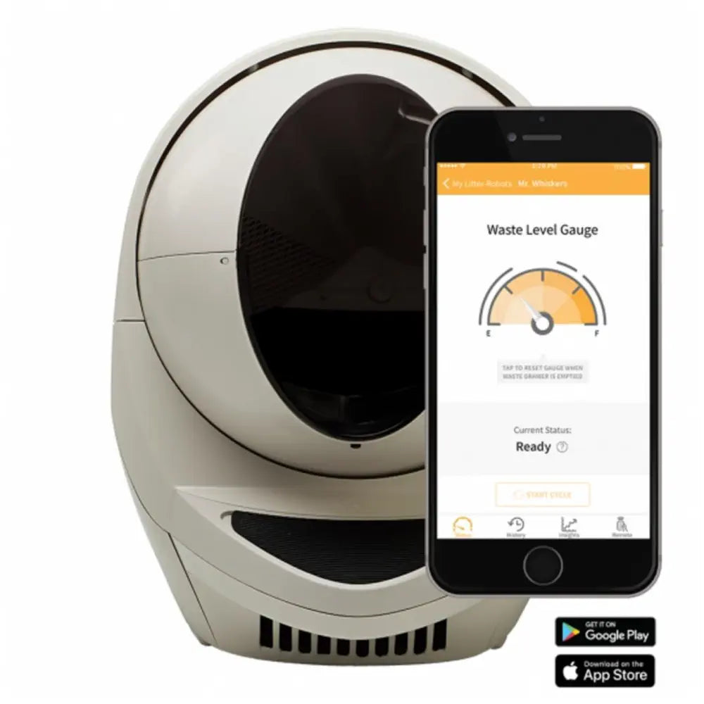 ---Litter-Robot 3 Connect Automatic Self-Cleaning Litter Box (Beige) EU