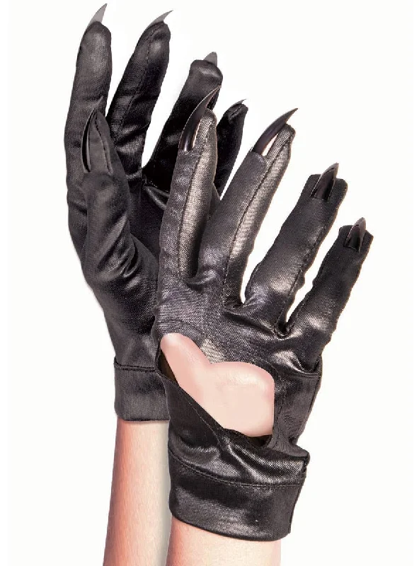 - Cat stress soothing sprayCat Claw Black Wet Look Womens Costume Gloves
