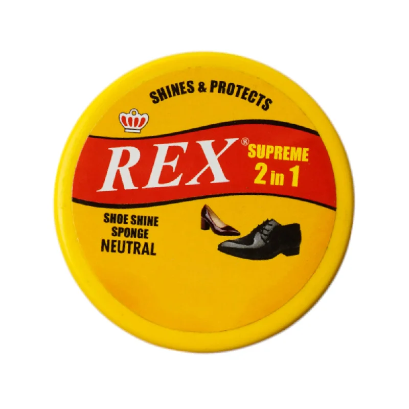- ​​Pet toys under    yuanREX SHOE SHINE SPONGE SUPREME BLACK & NEUTRAL 2 IN 1
