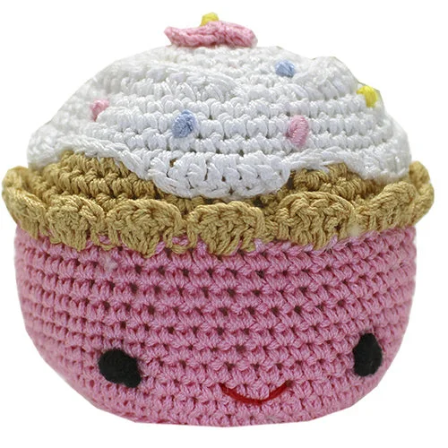  -High-end pet toy rankingsPurdy The Pink Cupcake Organic Cotton Dog Toy