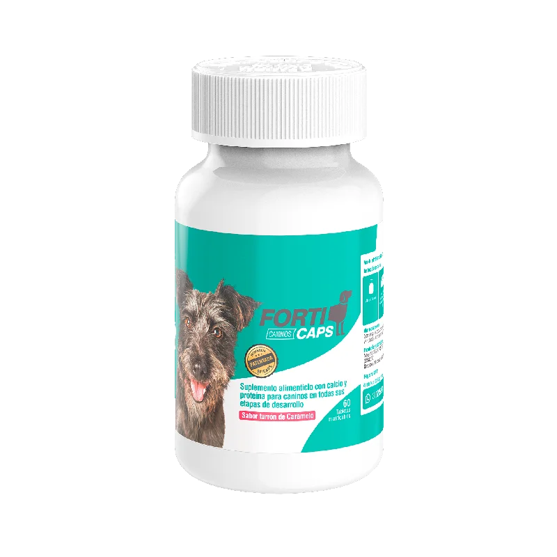 Pet ProductsCaninos Turron Frasco Forticaps x 60 Tabletas