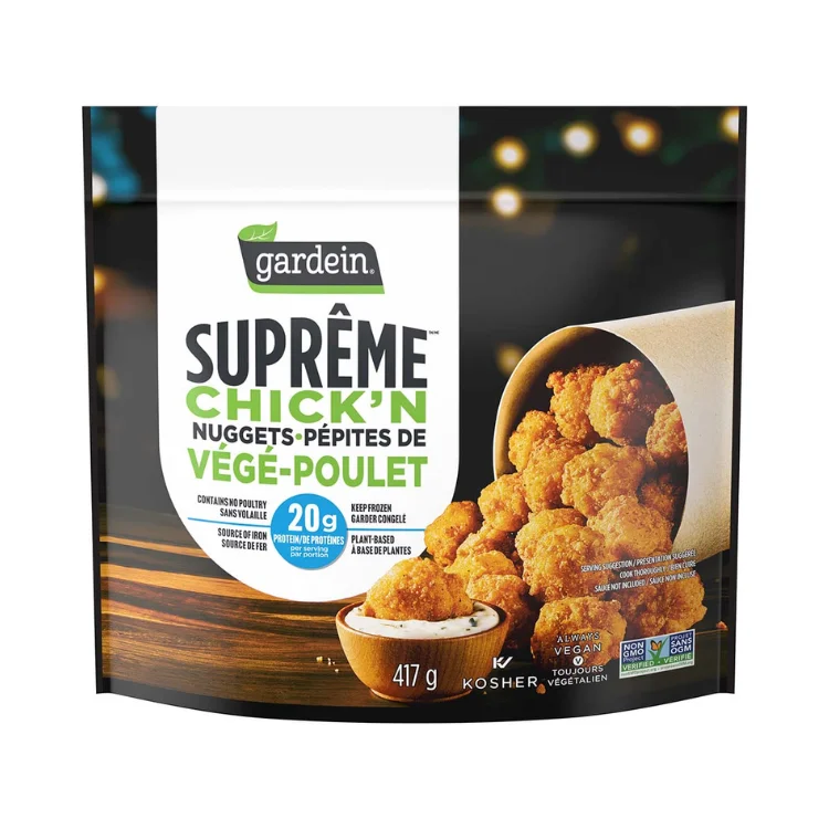 - Automatic temperature adjustment cat bedGardein Supreme Chick'n Nuggets - 417g