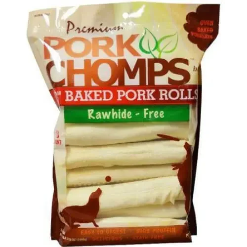 - Dog anti-slip matPork Chomps Baked Pork Rolls Dog Treats - Large