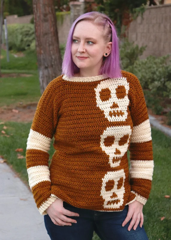 ---Crochet Kit - Sally Skulls Pullover