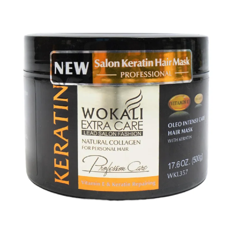 ---WOKALI KERATIN OLEO INTENSE CARE HAIR MASK WKL357 500G