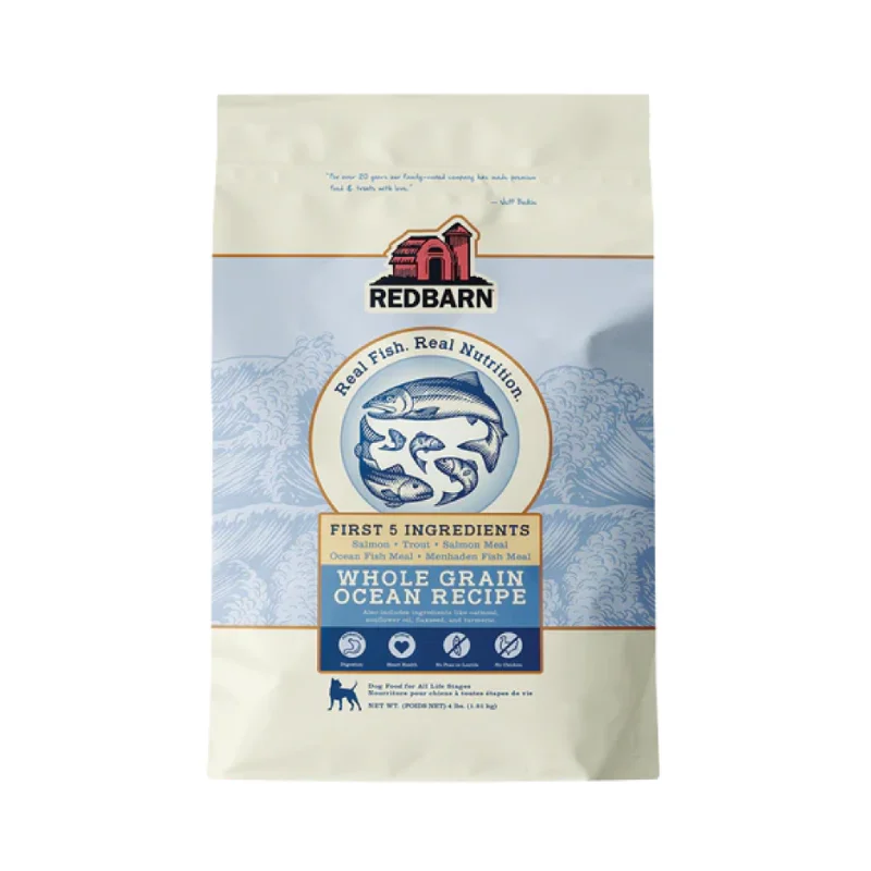 - Special food for puppiesRedBarn Whole Grain Ocean Recipe Dry Dog Food