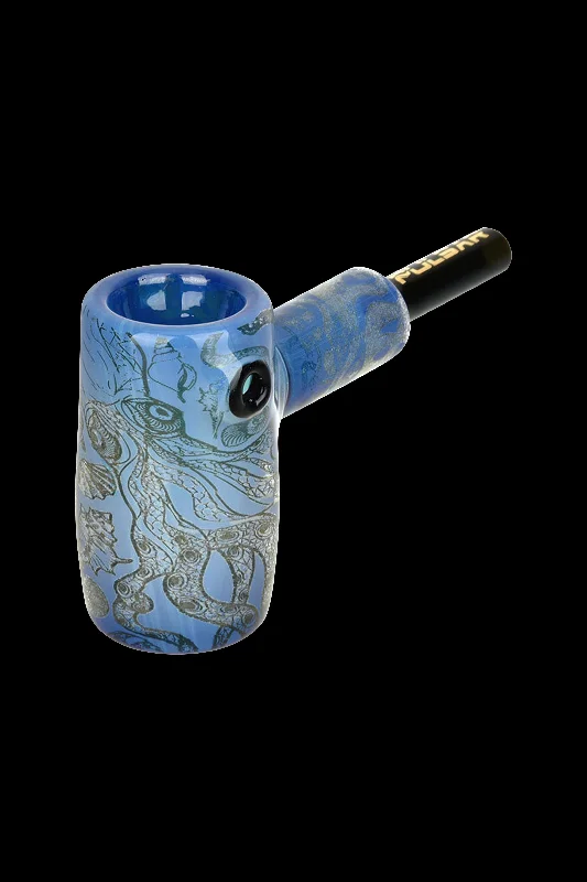 - ​​Pet toys under    yuanPulsar Inside Print Glass Mini Hammer Bubbler - Octopus