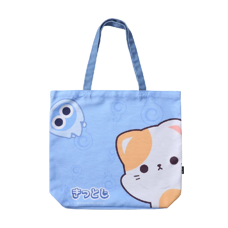  . **Cat nest winter warmth**Canvas Tote Bag L - Kitt - Ji