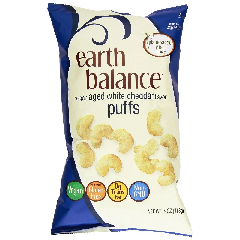 - Natural latex pet mattressEarth Balance Aged White Cheddar Puffs - 113g