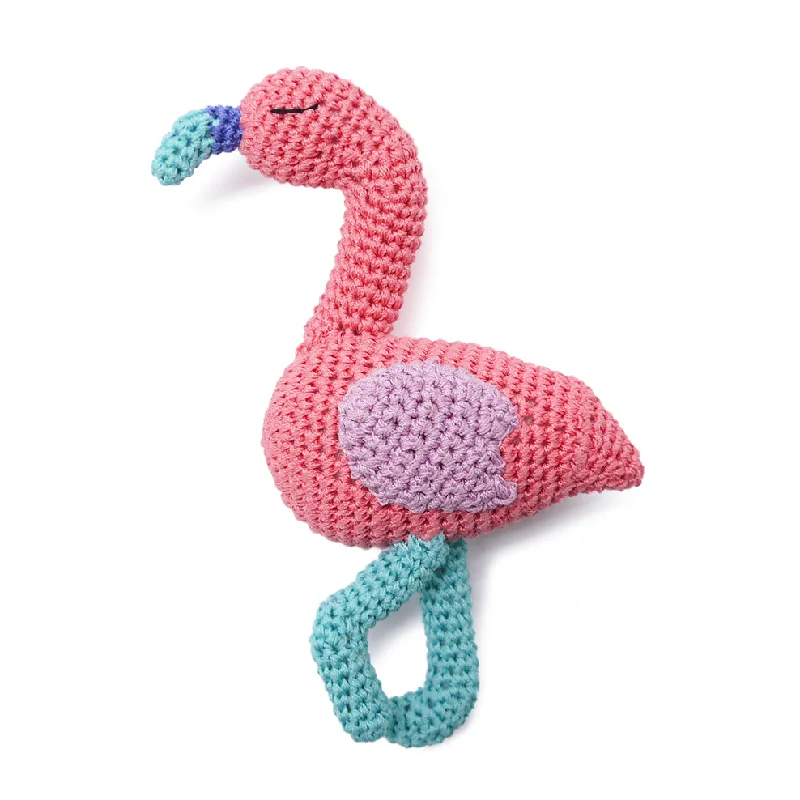 - Bird toy recommendationsCrochet Flamingo Dog Toy