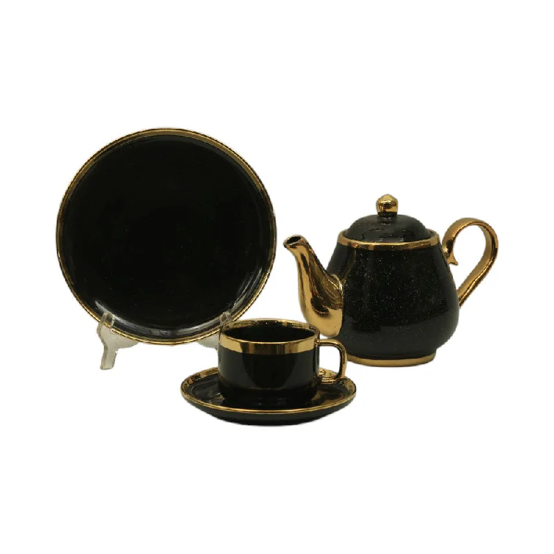- Winter warm clothes for short-haired dogsTEA SET 24PC BONE CHINA ONE MORE NO5 BLACK