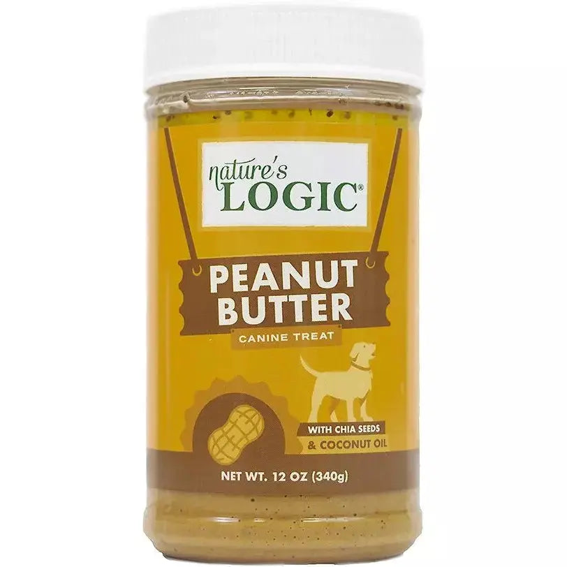 - Degradable pet feces bagNature’s Logic Peanut Butter Canine Dog Treat 12 oz. Jar