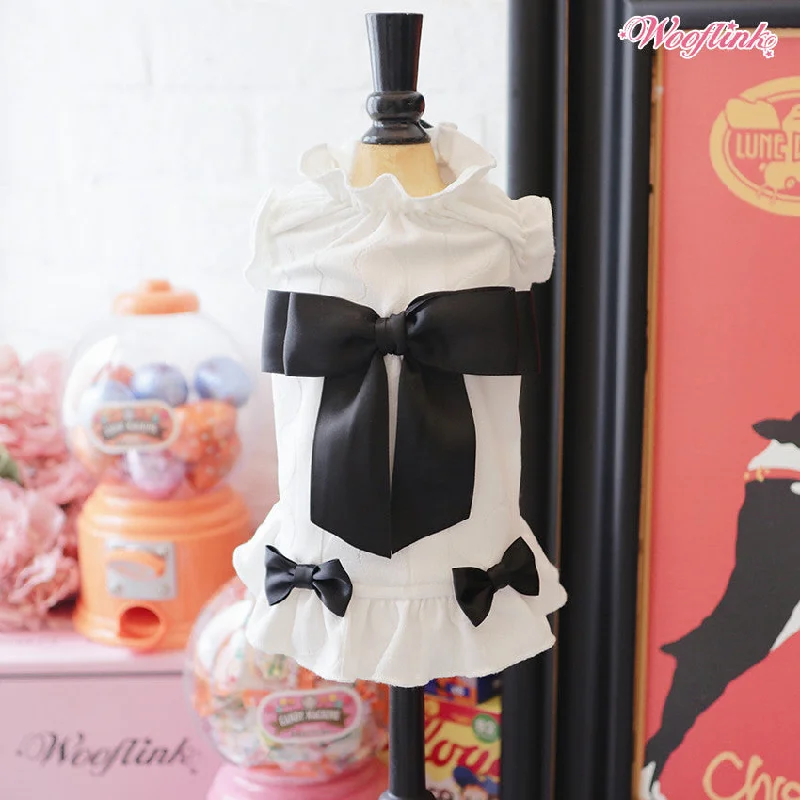 Pet birthday party clothesWooflink Feeling Fab Dress in White