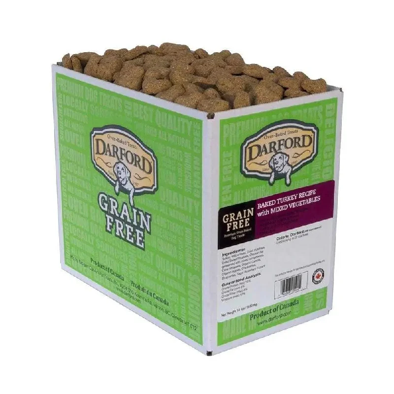 - Organic cotton dog bibsDarford® Grain Free Baked Turkey Recipe with Mixed Vegetables Dog Treats 15 Lbs - Organic cotton dog bibsDarford® Grain Free Baked Turkey Recipe with Mixed Vegetables Dog Treats 15 Lbs
