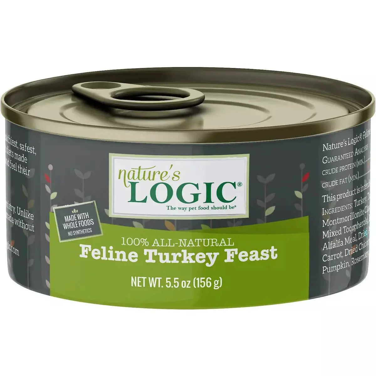 - Natural latex pet mattressNature's Logic Feline Turkey Feast Grain-Free Canned Cat Food 5.5 oz Case of 24