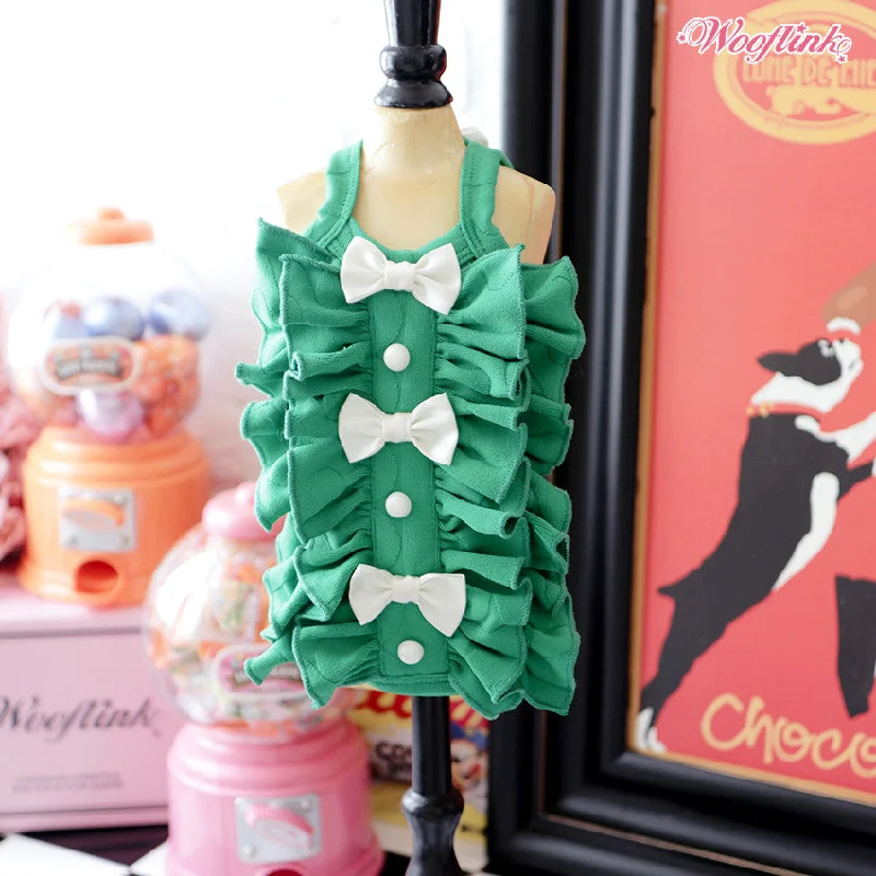 Combined with specific occasions:Wooflink Feeling Fab Tank in Green