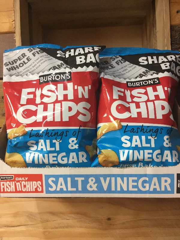 -Splash-proof food bowl AND Anti-choking slow food bowl10x Burton's Fish & Chips Salt & Vinegar Share Bags (10x125g) -Splash-proof food bowl AND Anti-choking slow food bowl10x Burton's Fish & Chips Salt & Vinegar Share Bags (10x125g)